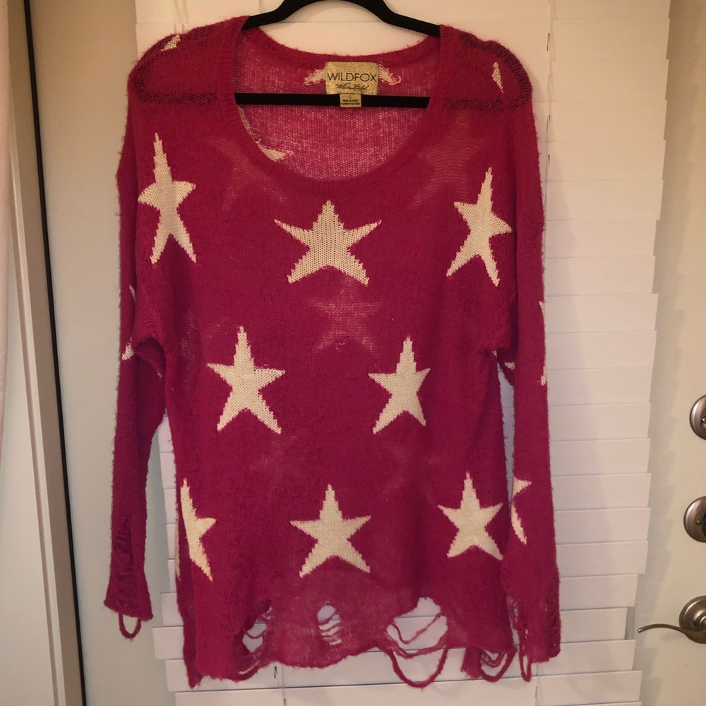 Wildfox Lennon star sweater